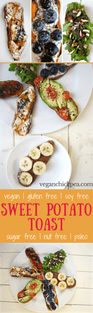 Sweet Potato Toasts are all the rage and here to stay - try them your way with infinite combinations of delicious toppings! {vegan, gluten free, paleo, soy free, nut free} | veganchickpea.com