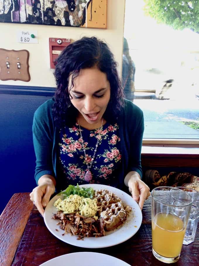 Breakfast at AND Cafe, Portland. Vegan and gluten free. | veganchickpea.com