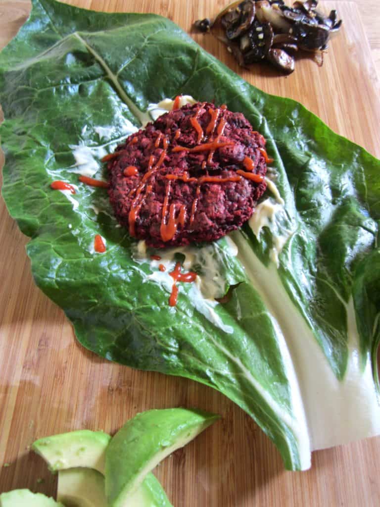 Beet burger recipe - healthy, delicious & 12 grams of protein per patty! {gluten + soy free} | veganchickpea.com