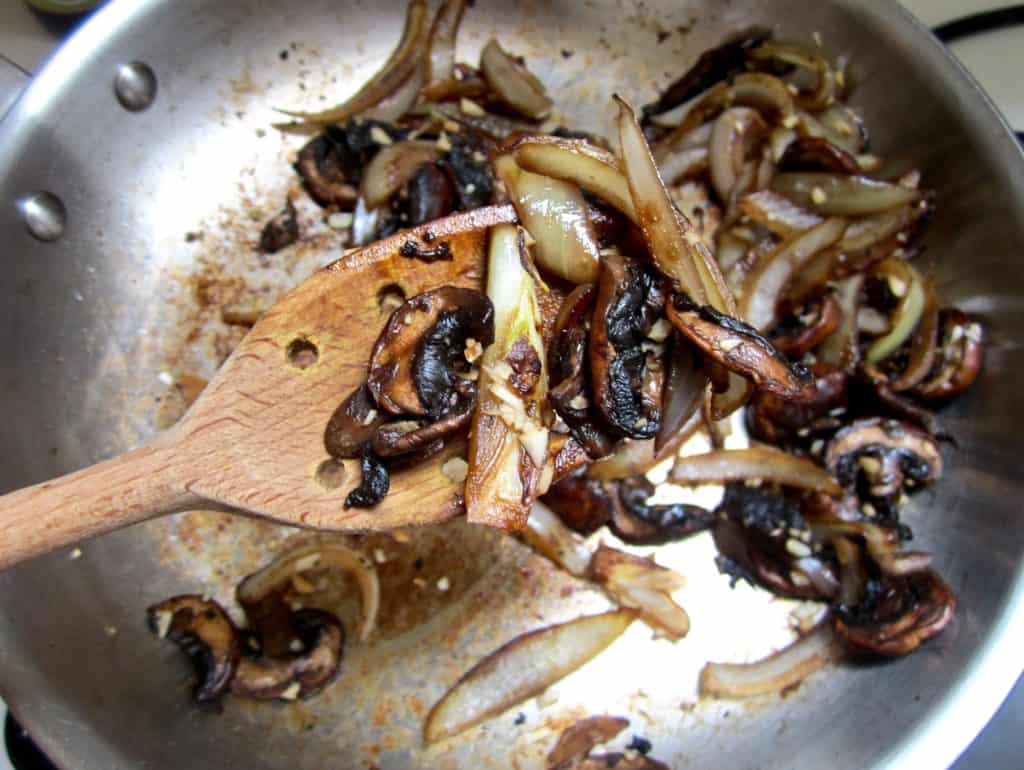 Sauteed Sesame Mushrooms Onions