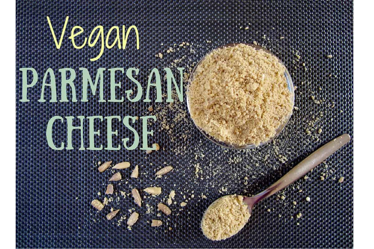 Savory, Salty, Garlicy vegan parmesan cheese recipe! | veganchickpea.com