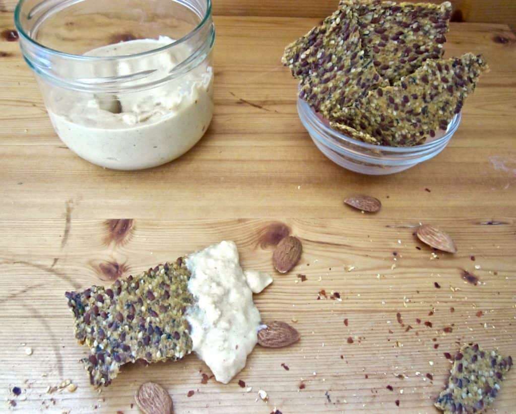 Super simple spicy almond cheese - use as a spread on crackers or as a sauce in common dishes like nachos, pizzas and pastas. Vegan, gluten free, soy free + paleo | veganchickpea.com