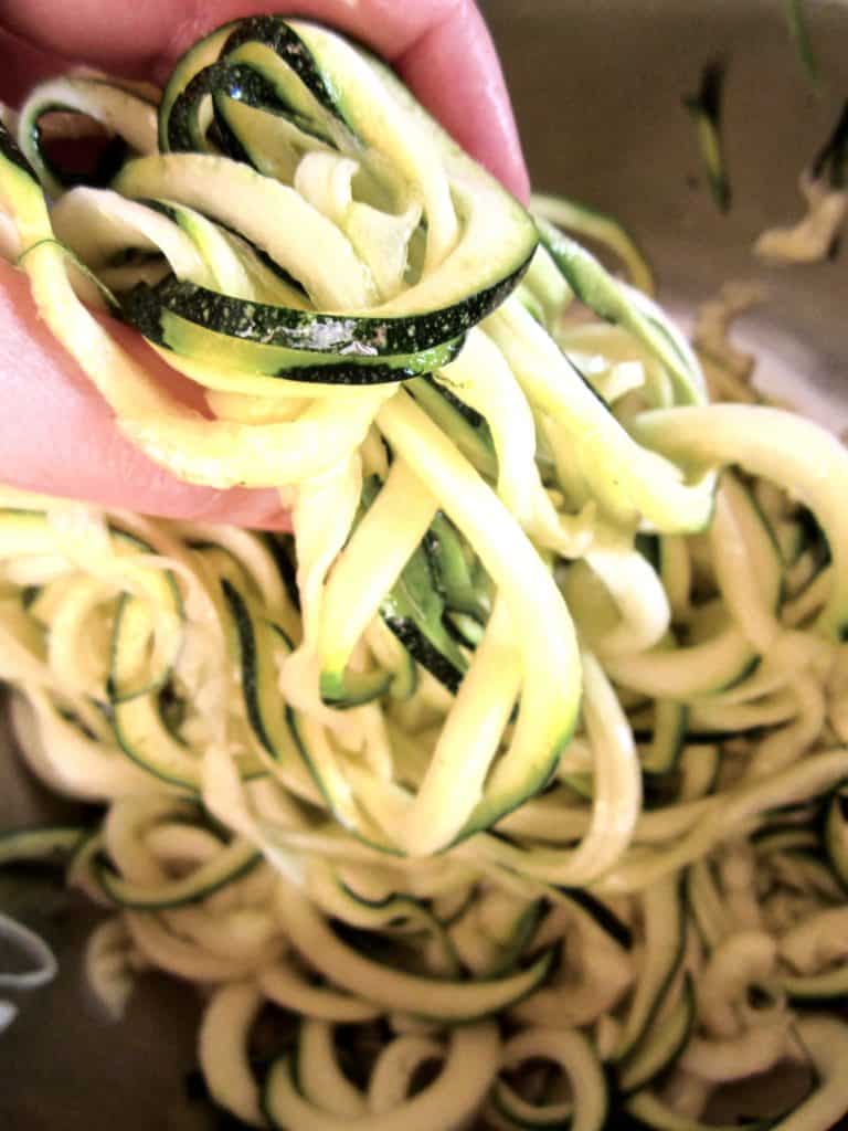 How to Make Zucchini & Squash Spaghetti Noodles | veganchickpea.com