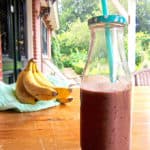 Simple Everyday Protein Smoothie recipe - A balanced and healthy shake using ingredients you already have on hand for busy mornings! {vegan, gluten free, sugar free} | veganchickpea.com {vegan, gluten free, sugar free} | veganchickpea.com