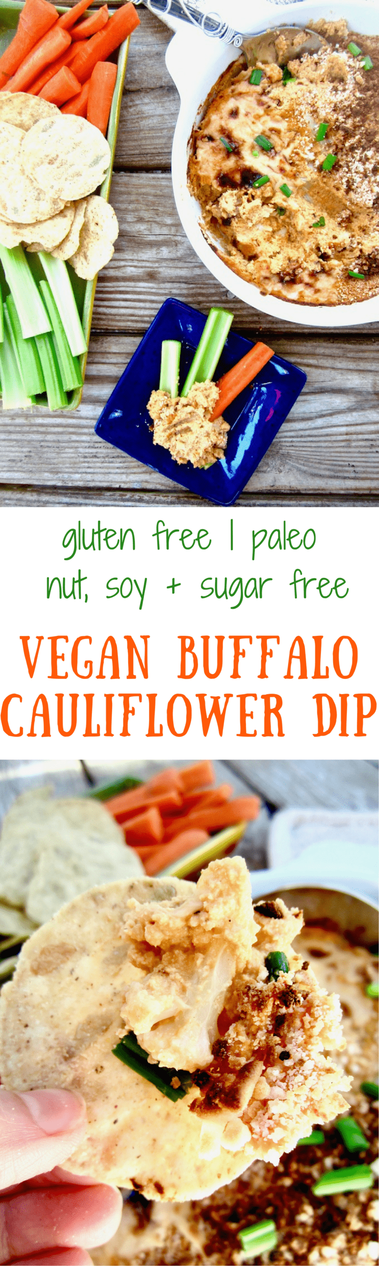 Vegan Buffalo Cauliflower Dip Vegan Chickpea