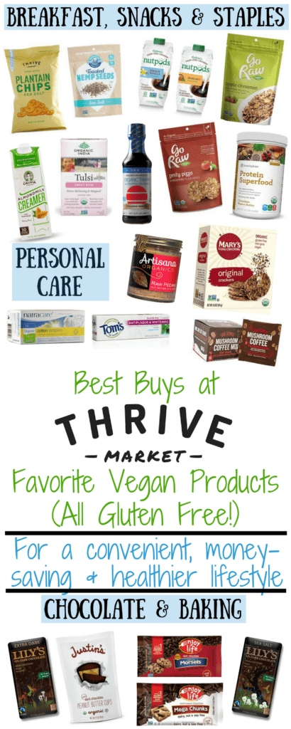 Have you heard about the online healthy grocery store Thrive Market and wondered if it’s worth the membership? Today I’m sharing with you all the reasons why I absolutely love Thrive Market to support my healthy lifestyle, and some of my favorite vegan products (all gluten free!) to order that will save you money compared to in-store prices.