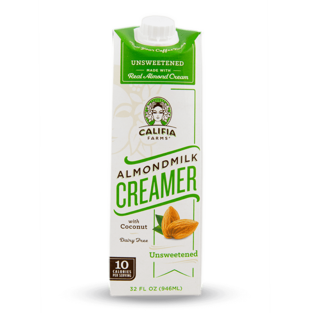Califia Farms Unsweetened Almond Milk Creamer Vegan Chickpea