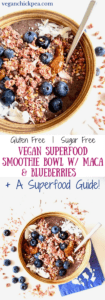 In this vegan superfood guide, learn all about superfoods and how to create a delicious, healthy, customized superfood smoothie bowl! 