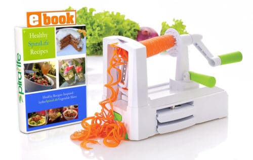 1 Zoodle Magic Veggie Spiralizer + BONUS PACK - eBook + Cleaning