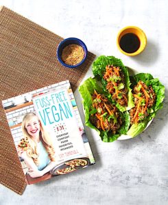Vegan Lettuce Wraps with Umami Lentils from Fuss Free Vegan Cookbook