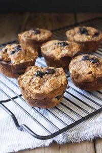Vegan Blueberry French Toast Breakfast Muffins