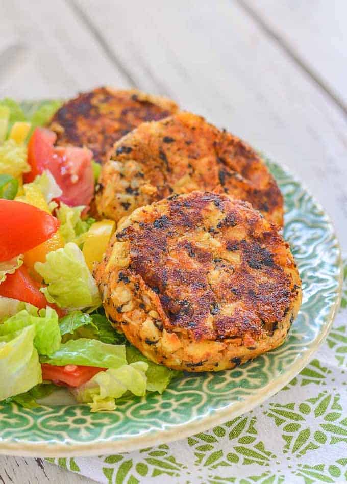 Thai Style Vegan Crabcakes