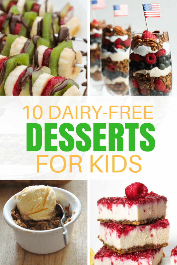 10 Dairy Free Desserts For Kids