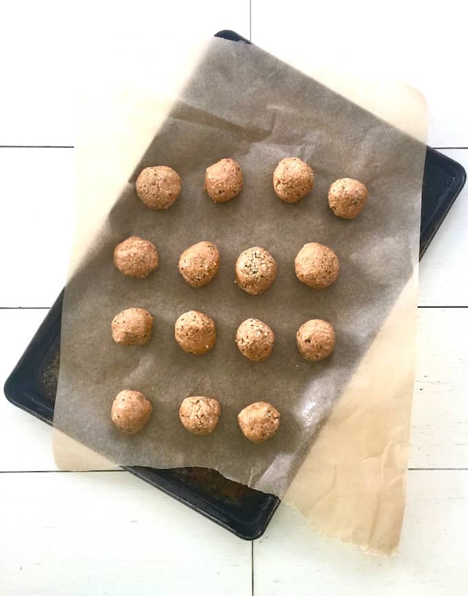 5 Minute No Bake Peanut Butter Hemp Protein Bites (Keto + Sugar Free)