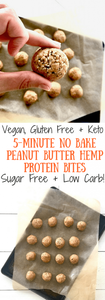 This easy protein bites recipe is sweet and satisfying with absolutely no sugar! These Fat bombs are friendly for a vegan, gluten free or keto diet. So easy and ready in 5 minutes!