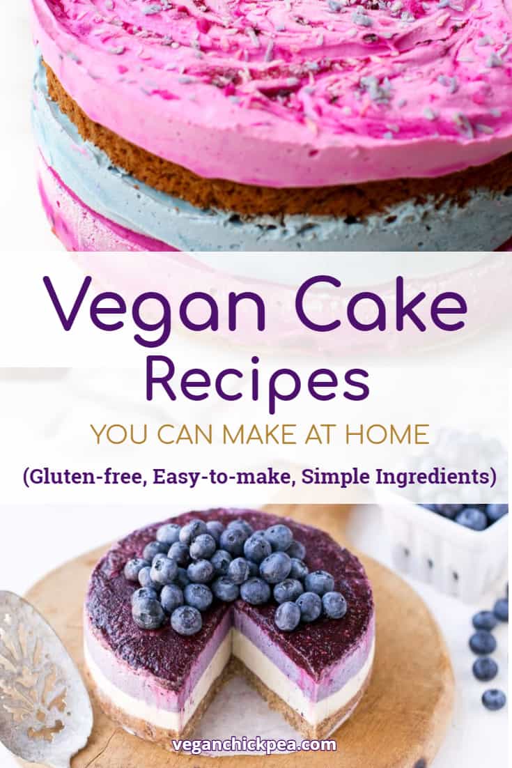 The Best Vegan Vanilla Cake + Gluten free option - Allergylicious