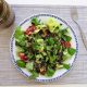 Smoky Summer Salad with Coconut Bacon Recipe - yes, vegan bacon that tastes like real bacon bits! {paleo, gluten/soy/nut free!} | veganchickpea.com